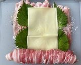 豚バラしそチーズ巻き作り方3写真