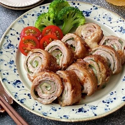 豚バラしそチーズ巻き by ちはる姉さん 【クックパッド】 簡単おいしい