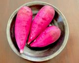 中まで赤い紅くるり大根！作り方1写真
