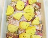 ☆チキン＆ポテトのオレガノレモングリル作り方6写真
