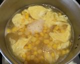 コーンたっぷり中華スープ作り方5写真