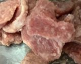 肉柔らか！豚ヒレ、白ネギのにんにく焼き　作り方2写真