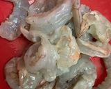 海老と白ねぎでにんにく焼き作り方3写真