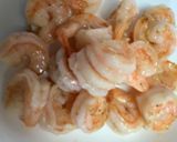 海老と白ねぎでにんにく焼き作り方5写真