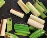 海老と白ねぎでにんにく焼き作り方6写真