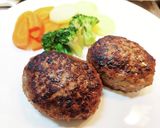 超簡単！ジューシー和風おろしハンバーグ！作り方7写真