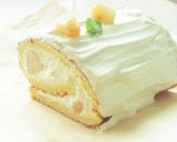 〖 白桃のロールケーキ 〗作り方29写真