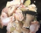 鶏手羽元と生姜の黒酢煮作り方3写真