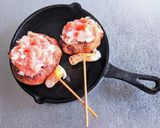 椎茸のチーズ肉詰め作り方5写真