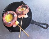 椎茸のチーズ肉詰め作り方4写真