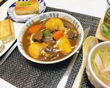 夕飯のおかずにビーフシチュー作り方6写真