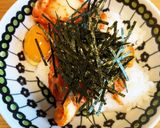 朝ごはんに♡ごま油風味の海苔たまキムチ丼作り方2写真