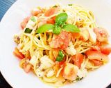 冷製カプレーゼパスタ作り方4写真
