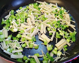 ちくわエノキ小松菜炒め。作り方4写真