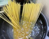 牛乳とお野菜たっぷりスパゲティー作り方5写真