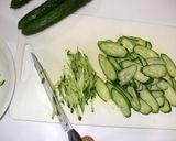ピリ辛きゅうり茗荷♪簡単ごま油豆板醤作り方2写真