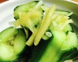 簡単♡副菜♡キュウリの生姜甘酢漬けサラダ作り方11写真
