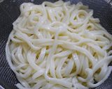 簡単！冷やしうどん☆汁なし納豆キムチ作り方3写真