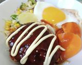 超簡単！ハンバーグリメイク ロコモコ丼！作り方7写真