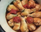 簡単コク旨　手羽元の梅煮作り方3写真