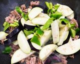 ナスと牛肉のみぞれ炒め作り方5写真
