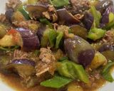 ナスと牛肉のみぞれ炒め作り方7写真