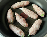 オクラと鶏つくねの和風あんかけ巻き作り方3写真
