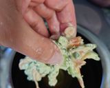 ゴーヤと干し海老のかき揚げ作り方4写真