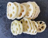 豚肉とれんこんのうま味噌炒め作り方1写真