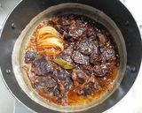 牛すね肉とプルーンの赤ワイン煮作り方6写真
