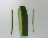 ズッキーニちくわとキュウリちくわのコツ作り方3写真