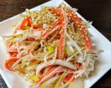 超簡単！カニカマとネギのナムル味作り方4写真