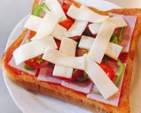 ミニトマトが美味しい！簡単ピザトースト作り方5写真