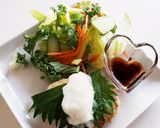 夏はさっぱりおろしポン酢豆腐ハンバーグ作り方2写真
