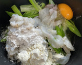 【2種のつけだれ】えびのネギ焼き作り方2写真