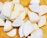 レンジで時短！豚肉と大根としめじの生姜煮作り方1写真