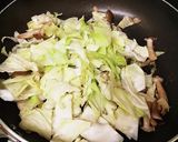 即席！キャベツとしめじの炒り卵作り方3写真