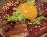 あら簡単　カツオの醤油漬け丼ぶり　濃厚！作り方7写真