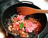 とろ～りチーズとキノコのミートグラタン作り方3写真