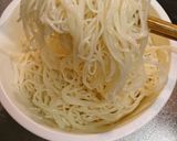 ベーコンとネギの焼き素麺作り方4写真