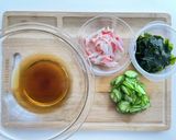 簡単｜キュウリ｜カニカマ｜さっぱり酢の物作り方3写真
