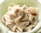 豚しゃぶと小葱のにんにく味噌和え作り方2写真