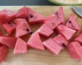 スイカの蜂蜜ヨーグルト『何食べ』#138作り方3写真