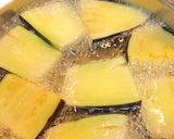 ふわとろ揚げ茄子の鶏ひき肉あんかけ作り方4写真