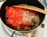 ツナときのこのトマトソースパスタ作り方3写真