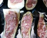 なすびの肉詰め　野菜ソースで作り方4写真