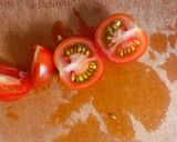 ＜親子料理＞セミドライトマト作り方1写真