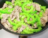 おかずになる豚こまとゴーヤの甘味噌炒め作り方6写真