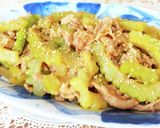 おかずになる豚こまとゴーヤの甘味噌炒め作り方8写真