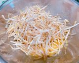 もやしと卵の醤油焼き作り方2写真